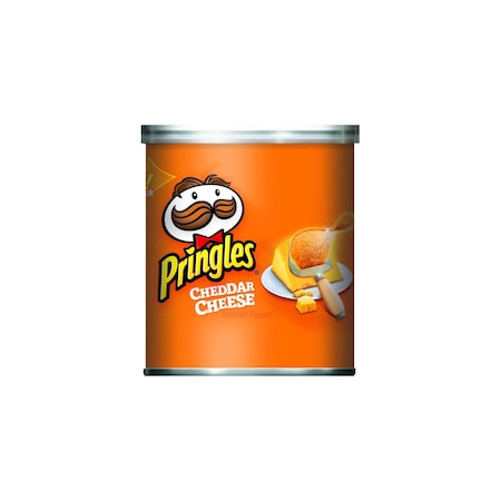 Pringles Pringles Cheddar Cheese Potato Crisp 1.41 oz., PK36 3800084716